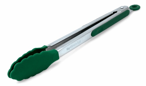 Big Egg Green Silicone-Tip Tongs 12"/30 cm  