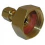 3/4 FEMALE GARDEN HOSE THREAD X 1/4 COMPRESSION BRASS ADAPTER