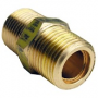 3/8 MALE PIPE THREAD BRASS HEX NIPPLE
