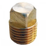 1/4 BRASS SQUARE HEAD PLUG