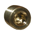 1/8 BRASS COUNTERSUNK PLUG