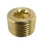1/2 BRASS COUNTERSUNK PLUG