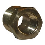 1/4 X 1/8 BRASS HEX BUSHING