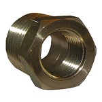 3/8 X 1/8 BRASS HEX BUSHING