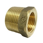 3/4 X 1/2 BRASS HEX BUSHING