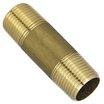3/8 X 2 BRASS NIPPLE