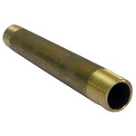 3/8 X 5 BRASS NIPPLE