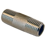 1/4 X SHORT TYPE 304 STAINLESS STEEL NIPPLE