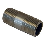 3/8 X SHORT TYPE 304 STAINLESS STEEL NIPPLE