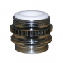 Dual Thread Faucet Aerator Adapter, 15/16-27 Male X 55/64 Female Aerator