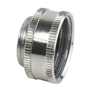 Faucet Aerator Adapter, Female Hose Thread x 15/16-27 Male Aerator Thread,