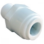 Plastic Push In Fitting, 3/8-Inch Od Tube X 3/8-Inch Male Pipe Thread Adapter