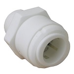 Plastic Push In Fitting, 1/2-Inch Od Tube X 3/8-Inch Male Pipe Thread Adapter