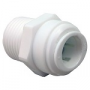 Plastic Push In Fitting, 1/2-Inch Od Tube X 1/2-Inch Male Pipe Thread Adapter