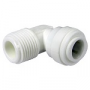 Plastic Push In Fitting, 3/8-Inch Od X 3/8-Inch , Tube X Male Pipe Thread 90 Degree Elbow