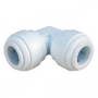 Plastic Push In Fitting, 1/4-Inch Od Tube X Tube 90 Degree Elbow