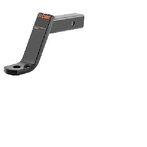 Curt 45870 Ball Mount, 9-1/4 in L, 6 in Drop, 4-1/4 in Rise, Powder-Coated