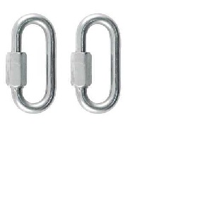 Curt 82903 Quick Link, 5/16 in Trade, 1760 lb Working Load, Steel, Clear Zinc