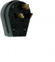 Legrand 3861CC5 Electrical Plug, 3 -Pole, 30, 50 A, 125/250 V, Male, NEMA: NEMA WD-1, WD-6, Black