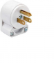Legrand 4867ANWCC10 Electrical Plug, 2 -Pole, 15 A, 125 V, NEMA: NEMA 5-15P, White