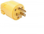 Legrand 4867YCC10 Electrical Plug, 2 -Pole, 15 A, 125 V, NEMA: NEMA 5-15P, Yellow