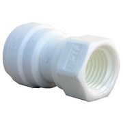 Plastic Push In Fitting, 3/8-Inch Od Tube X 1/4-Inch Female Pipe Thread Adapter