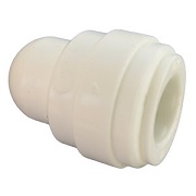 Plastic Push In Fitting, 3/8-Inch Od Tubing, Termination End Cap