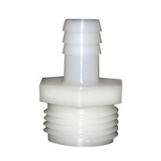 Nylon Barb Fitting, 5/8-Inch Insert X 3/4-Inch Male Garden Hose Thread Adapter, Use With I.D.Size Po