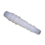 Nylon Barb Fitting, 1/4X3/16-Inch Insert Coupling, Use With I.D.Size Poly Tubing