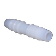 Nylon Barb Fitting, 3/8X3/8-Inch Insert Coupling, Use With I.D.Size Poly Tubing