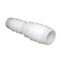 Nylon Barb Fitting, 1/2X3/8-Inch Insert Coupling, Use With I.D.Size Poly Tubing