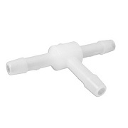 Nylon Barb Fitting, 1/8-Inch Insert Tee, Use With I.D. Size Poly Tubing