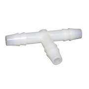 Nylon Barb Fitting, 1/4-Inch Insert Tee, Use With I.D. Size Poly Tubing