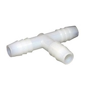Nylon Barb Fitting, 3/8-Inch Insert Tee, Use With I.D. Size Poly Tubing