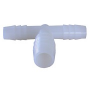 Nylon Barb Fitting, 3/8X3/8X1/2-Inch Insert Tee, Use With I.D. Size Poly Tubing