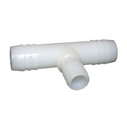 Nylon Barb Fitting, 5/8X5/8X1/2-Inch Insert Tee, Use With I.D. Size Poly Tubing
