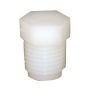 Nylon Barb Fitting, 1/4-Inch Male Pipe Thread Hex Head Plug