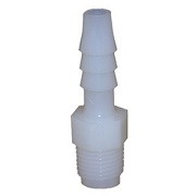 Nylon Barb Fitting, 3/16X1/4-Inch , Insert X Male Pipe Adapter, Use With I.D. Size Poly Tubing