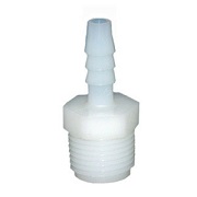 Nylon Barb Fitting, 1/4-Inch , Insert X Male Pipe Adapter, Use With I.D. Size Poly Tubing