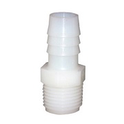 Nylon Barb Fitting, 1/2X1/4-Inch , Insert X Male Pipe Adapter, Use With I.D. Size Poly Tubing