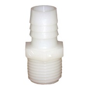 Nylon Barb Fitting, 1/2-Inch , Insert X Male Pipe Adapter, Use With I.D. Size Poly Tubing