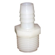 Nylon Barb Fitting, 5/8X1/2-Inch , Insert X Male Pipe Adapter, Use With I.D. Size Poly Tubing