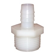 Nylon Barb Fitting, 1/2X3/4-Inch , Insert X Male Pipe Adapter, Use With I.D. Size Poly Tubing