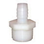 Nylon Barb Fitting, 1/2X3/4-Inch , Insert X Male Pipe Adapter, Use With I.D. Size Poly Tubing