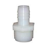 Nylon Barb Fitting, 3/4-Inch , Insert X Male Pipe Adapter, Use With I.D. Size Poly Tubing