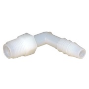 Nylon Barb Fitting, 1/4X1/8-Inch , Insert X Male Pipe, 90 Degree Elbow, Use With I.D. Size Poly Tubi