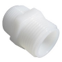 Nylon Hex Nipple, 3/4-Inch Male Pipe X Male Pipe Thread