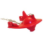 Kohler, Red, Fin Back Toilet Flapper, With Chain