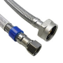 Toilet Connector, Hi Pressure Braided Stainless Steel Flex Line, 125 PSI Working Pressure, Max Worki