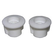 Toilet Seat Hinge Bolts Plastic 7/16 Inch Nuts And Washers,[2] Each